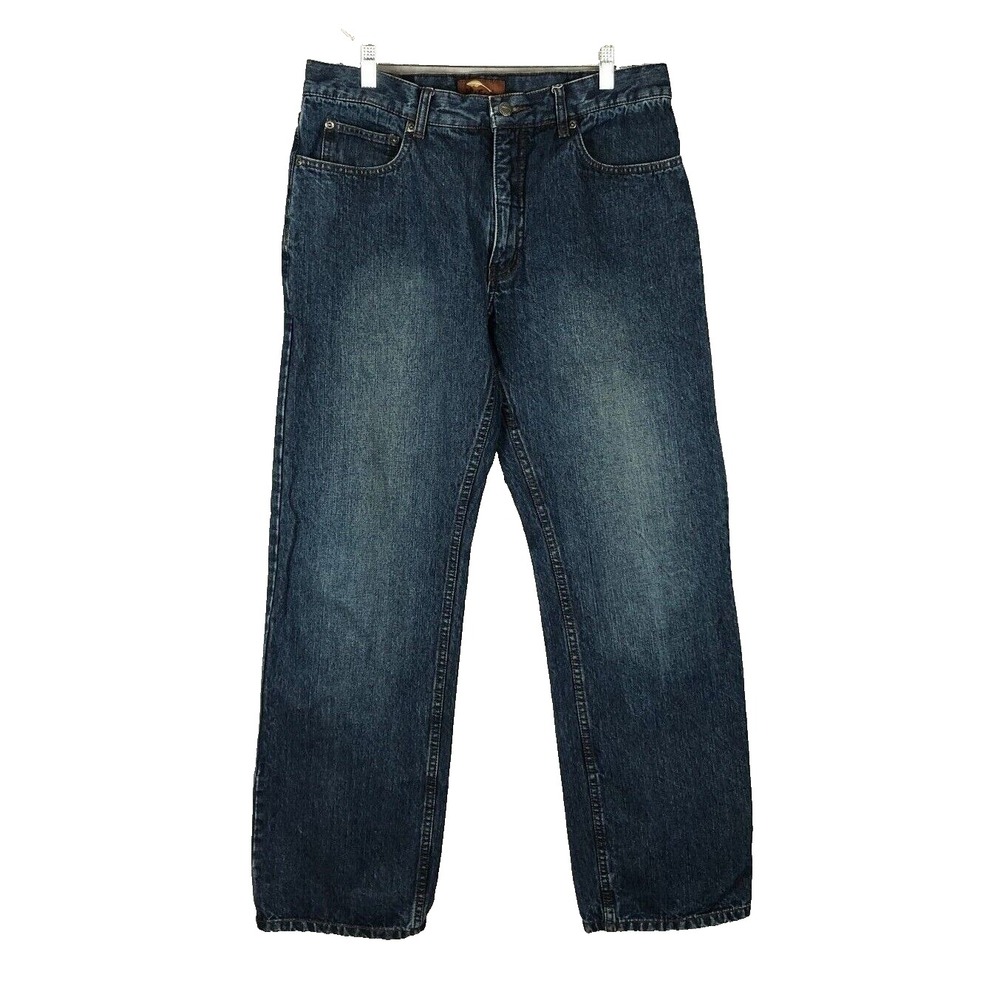 Bob Timberlake Jeans Mens Size 34X32 Straight Leg Denim Casual Blue